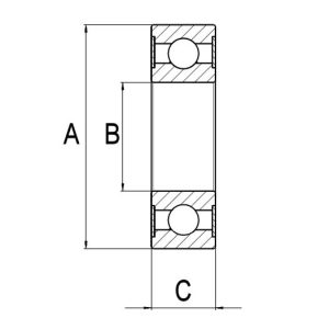Roulement R8LLU-5C 140106