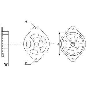 Stator avec palier avant 333936