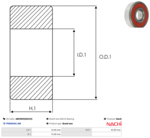 Roulement ABE9005(NACHI)