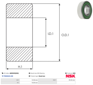 Roulement ABE9039(NSK)