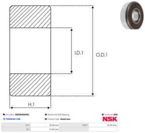 Roulement ABE9040(NSK)