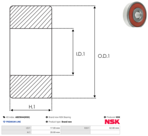 Roulement ABE9044(NSK)