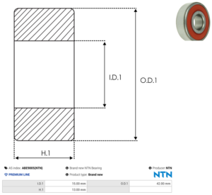 Roulement ABE9005(NTN)