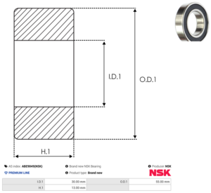 Roulement ABE9049(NSK)