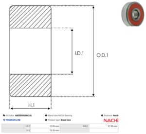 Roulement ABE9050(NACHI)