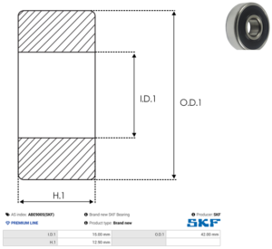 Roulement ABE9005(SKF)
