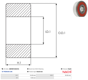 Roulement ABE9001(NACHI)
