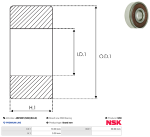 Roulement ABE9001(NSK)(BULK)