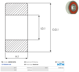 Roulement ABE9001(NTN)