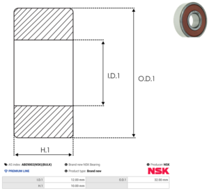 Roulement ABE9002(NSK)(BULK)