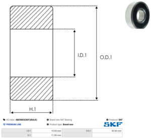 Roulement ABE9003(SKF)(BULK)