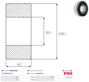 Roulement ABE9004(FAG)