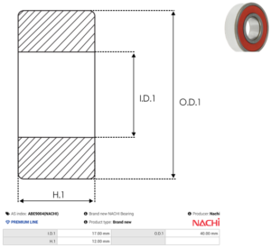 Roulement ABE9004(NACHI)