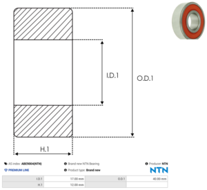 Roulement ABE9004(NTN)