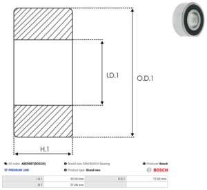 Roulement ABE9087(BOSCH)