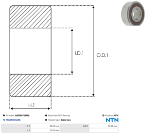 Roulement ABE9087(NTN)