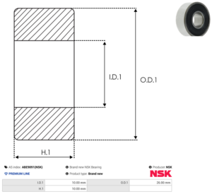 Roulement ABE9091(NSK)