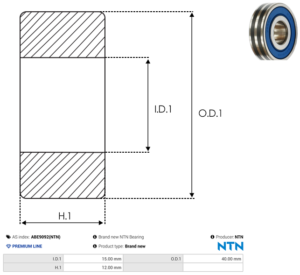 Roulement ABE9092(NTN)