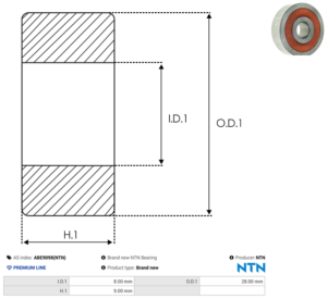 Roulement ABE9098(NTN)