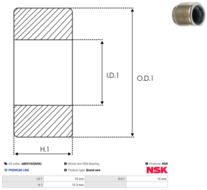 Roulement ABE9102(NSK)