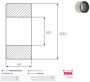 Roulement ABE9233(NSK)(BULK)