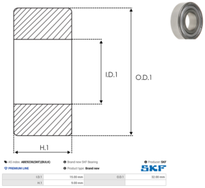 Roulement ABE9236(SKF)(BULK)