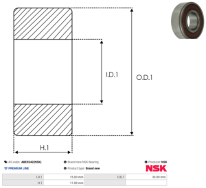 Roulement ABE9242(NSK)