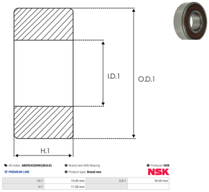 Roulement ABE9242(NSK)(BULK)