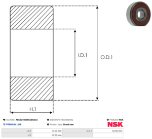 Roulement ABE9248(NSK)(BULK)