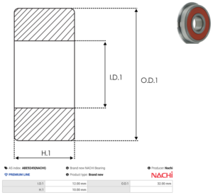 Roulement ABE9249(NACHI)