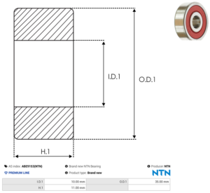 Roulement ABE9153(NTN)