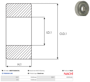 Roulement ABE9154(NACHI)