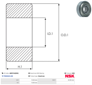 Roulement ABE9154(NSK)