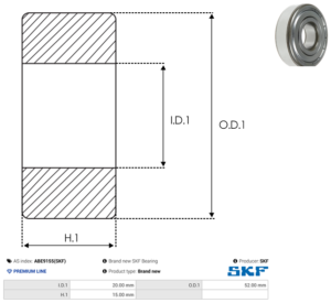 Roulement ABE9155(SKF)