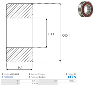 Roulement ABE9156(NTN)