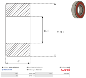 Roulement ABE9158(NACHI)