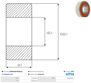 Roulement ABE9004(NTN)(BULK)