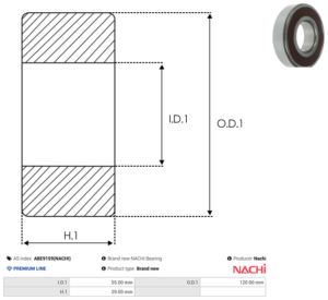 Roulement ABE9159(NACHI)