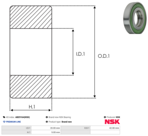 Roulement ABE9164(NSK)