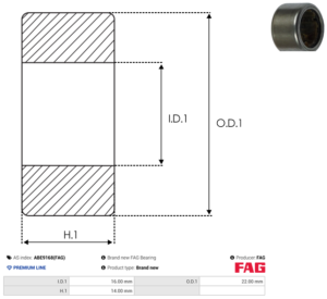 Roulement ABE9168(FAG)