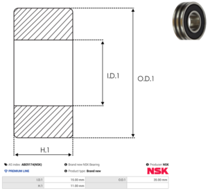 Roulement ABE9174(NSK)