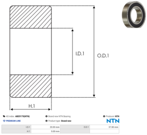 Roulement ABE9179(NTN)
