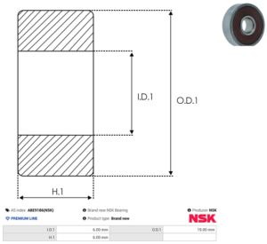 Roulement ABE9186(NSK)