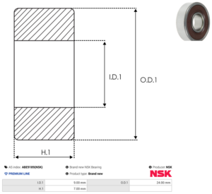 Roulement ABE9189(NSK)