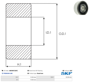 Roulement ABE9007(SKF)