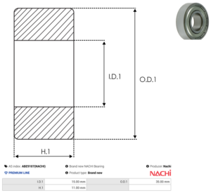 Roulement ABE9107(NACHI)