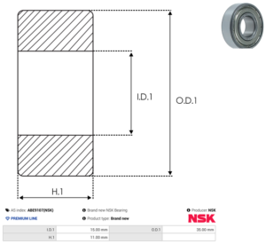 Roulement ABE9107(NSK)