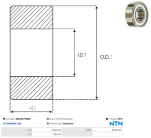 Roulement ABE9107(NTN)