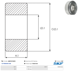 Roulement ABE9107(SKF)