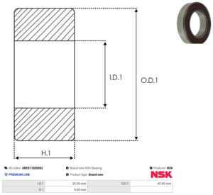 Roulement ABE9118(NSK)